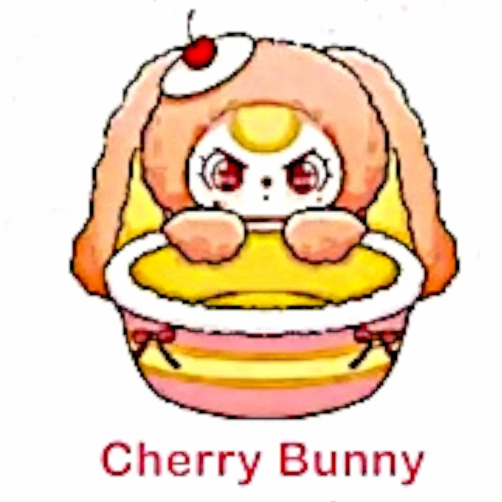 Baby Three Storage Basket Plush Cherry Bunny